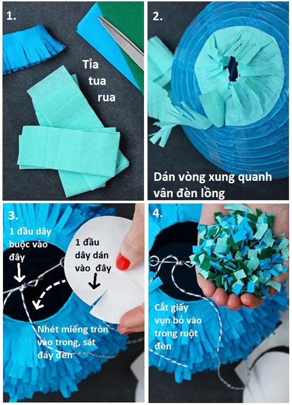 3 cách trang trí đèn lồng đơn giản mà độc đáo