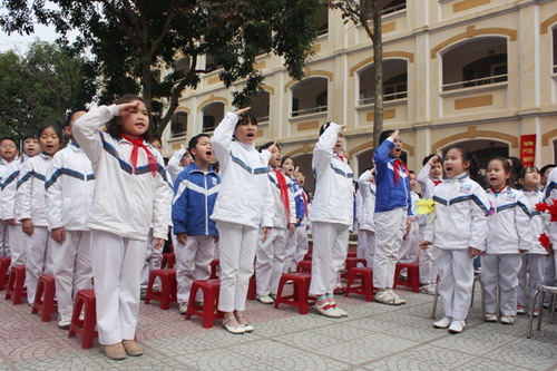 Học sinh Trường phổ thông Lê Quý Đôn (Hà Nội)