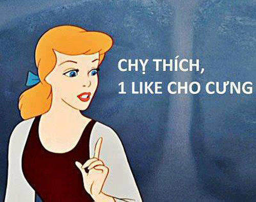 Trào lưu chế ảnh Bạch Tuyết khiến dân mạng điên đảo