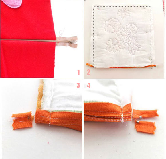 May gối hoa dễ thương trang trí cho căn phòng