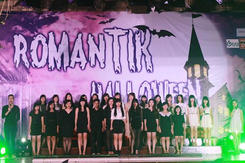 Dem hoi Halloween rung ron cua sinh vien HV Bao chi