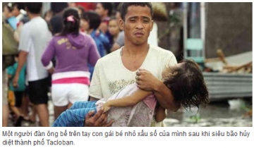 Loi cuoi xuc dong cua be gai chet vi sieu bao