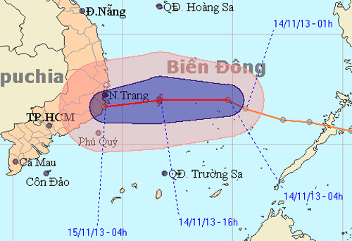 Bao so 15 anh huong vao tinh thanh pho nao?