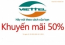 Viettel khuyến mãi tháng 11/2013 lần 2