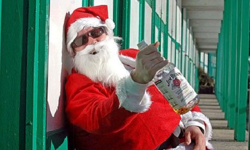 Nhung hinh anh hai huoc ve ong gia Noel