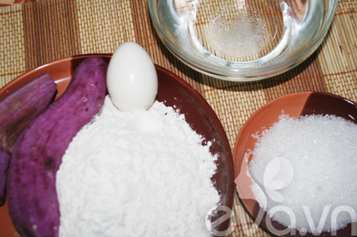 Se lạnh làm bánh khoai tím rán ăn chơi! - 1