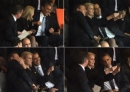 Tổng thống Obama chụp ảnh tự sướng trong tang lễ tổng thống Nam Phi Nelson Mandela