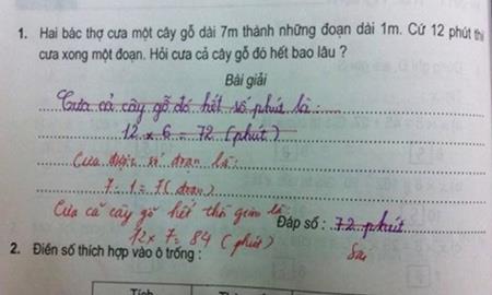 bài toán, cưa gỗ, tranh cãi, xôn xao, Facebook,