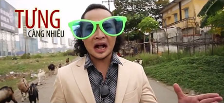 MC hài hước trong clip