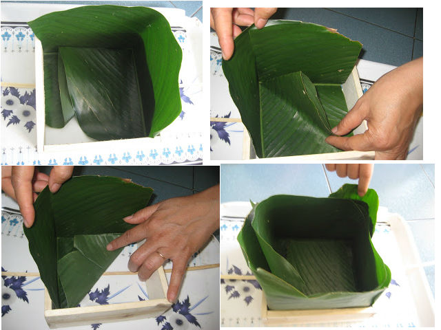 Cách gói bánh chưng xanh