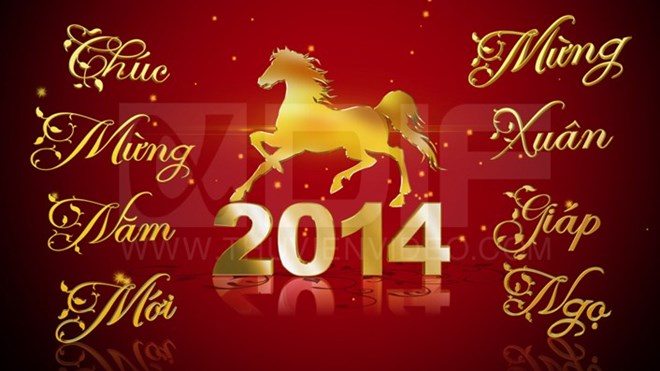 Nhung mau thiep chuc tet 2014 dep va y nghia nhat