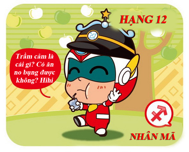 Xep hang 12 cung hoang dao de mac benh tram cam nhat