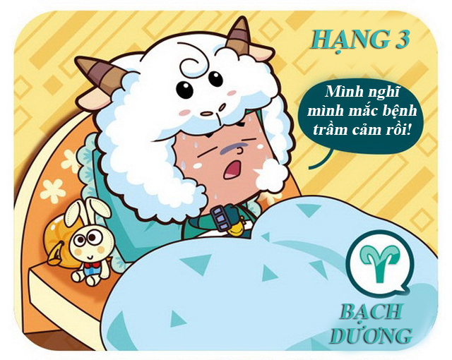 Xep hang 12 cung hoang dao de mac benh tram cam nhat