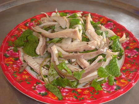 Bao tử heo trộn