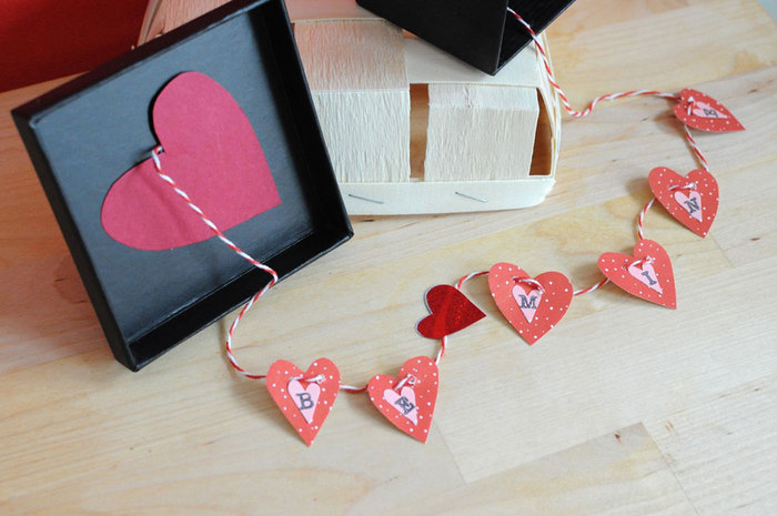 Cach lam hop qua dang yeu ngay Valentine