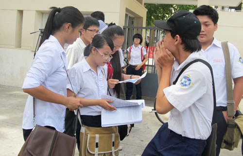 Thanh Hoa cong bo mon thi vao lop 10 nam 2014