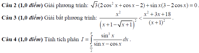 De thi thu dai hoc mon Toan khoi D lan 2 nam 2014 THPT Ly Tu Trong, Can Tho