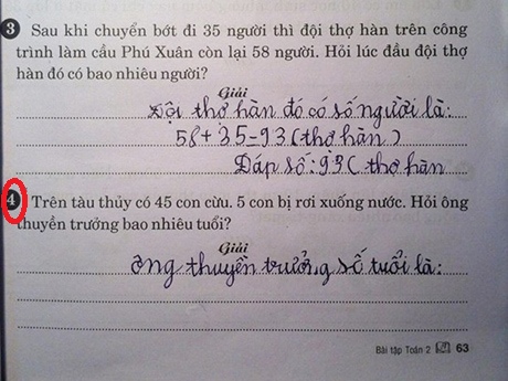 Xon xao bai toan lop 2 danh do hoc sinh