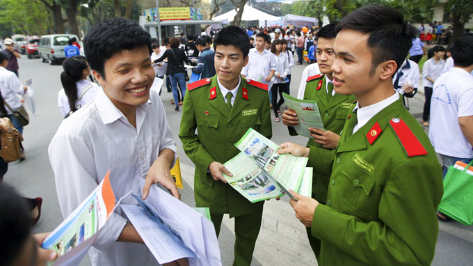 Nhung luu y cho thi sinh thi vao cac truong CAND nam 2014