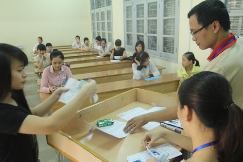 Nhung quy dinh trong phong thi Dai hoc, cao dang