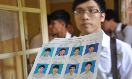 Lam thu tuc du thi: Cac hoi dong thi kiem soat chat che viec thi ho