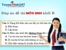Đáp án 88Kinh Thể Thao, Casino Uy Tín môn Sinh khối B năm 2014