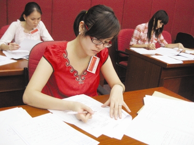 Xuat hien nhieu diem 0 trong bai thi dai hoc mon Toan