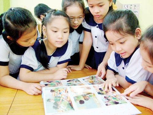 Bo danh hieu hoc sinh gioi, tien tien bac tieu hoc nam 2015