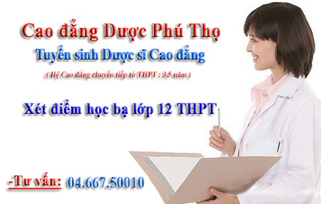 Cao dang Duoc Phu Tho thong bao xet tuyen NVBS nam 2014
