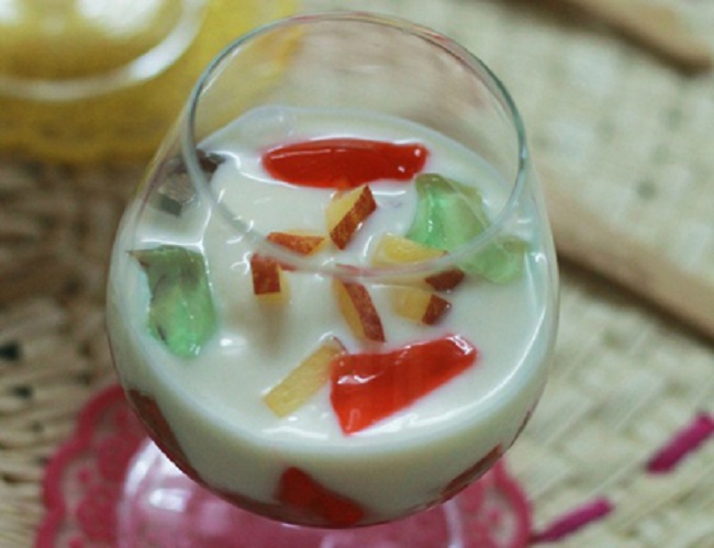 Cach lam sua chua thach cuc ngon tai nha