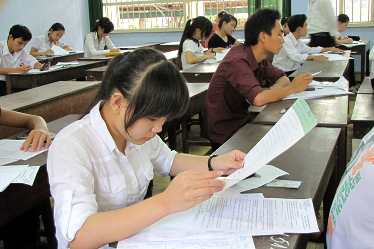 Giu mon thi theo cac khoi tuyen sinh Dai hoc, cao dang 2015