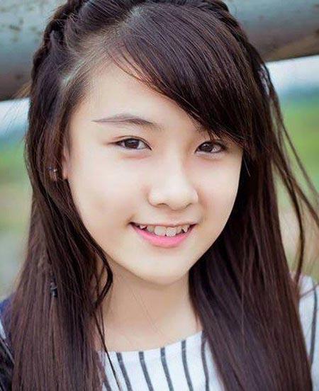 Ngam co nang rang khenh 9x xinh nhu thien than