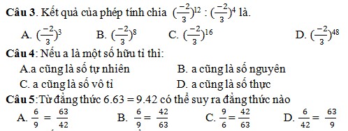 De thi khao sat 8 tuan hoc ki 1 lop 7 mon Toan nam 2014 - THCS Cu Khe