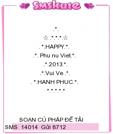 Tin nhan hinh ngay 20/10 dep nhat