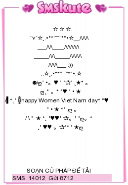 Tin nhan hinh ngay 20/10 dep nhat