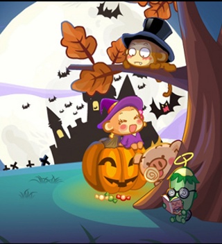 Hinh nen Halloween kinh di cho dien thoai