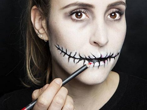 Huong dan trang diem Halloween cuc don gian