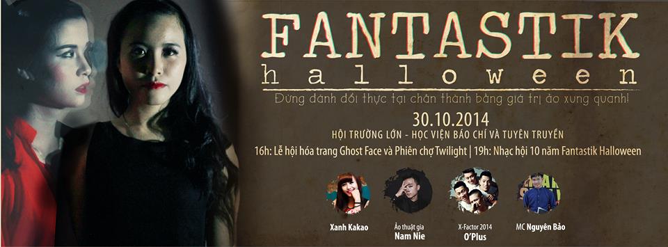 Fantastik Halloween 2014 tai Hoc vien bao chi va tuyen truyen