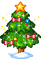 hình động về cây thông Noel