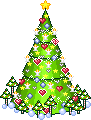 Cay thong Noel, ong gia, avatar va vat trang tri dep