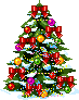 Cay thong Noel, ong gia, avatar va vat trang tri dep