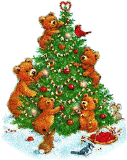 Cay thong Noel, ong gia, avatar va vat trang tri dep