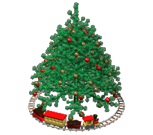 Cay thong Noel, ong gia, avatar va vat trang tri dep