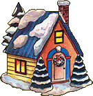 Ảnh động ngôi nhà đêm Noel