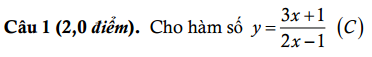 De thi thu THPT Quoc gia mon Toan nam 2015 (De so 2)