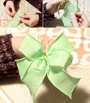 Dễ thương chùm quả thông Noel làm từ giấy 9