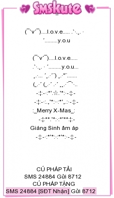 SMS kute chuc mung Giang sinh 2014 dep nhat
