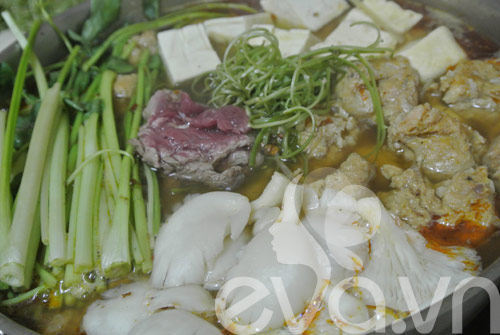 Huong dan lam mon lau cha cua bap bo cho ngay dong am cung