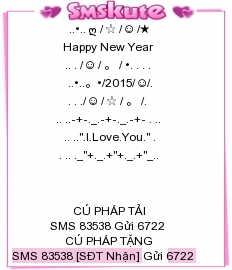 Tin nhan hinh chuc mung nam moi 2015