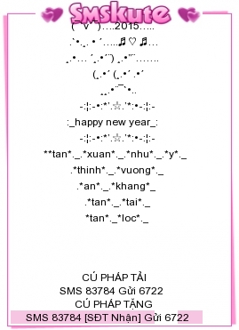 SMS kute chuc tet 2015 hay va y nghia nhat